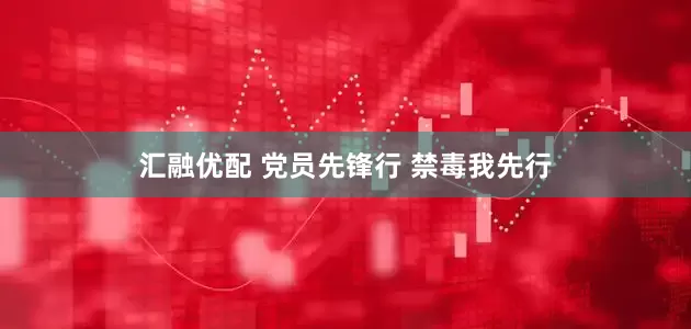 汇融优配 党员先锋行 禁毒我先行